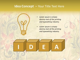 Retro Dirty Element PowerPoint Template