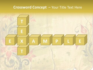 Retro Dirty Element PowerPoint Template