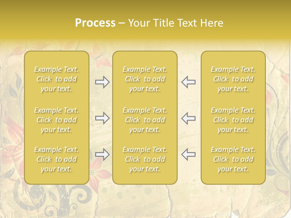 Retro Dirty Element PowerPoint Template