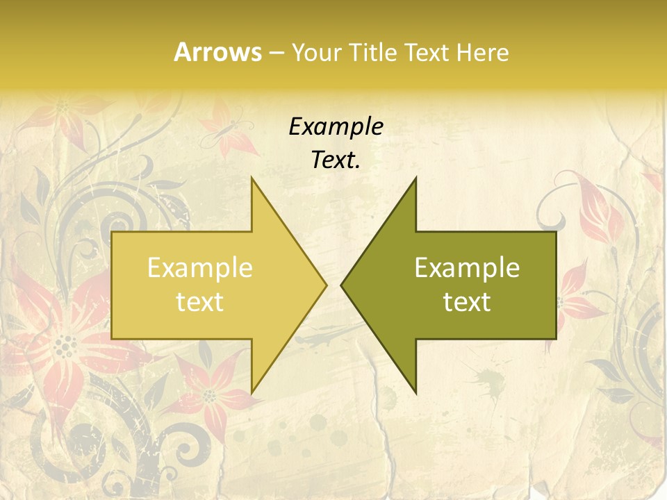Retro Dirty Element PowerPoint Template