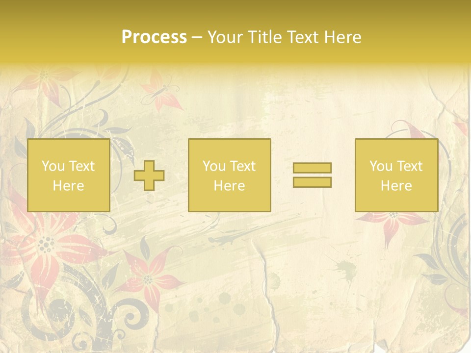 Retro Dirty Element PowerPoint Template