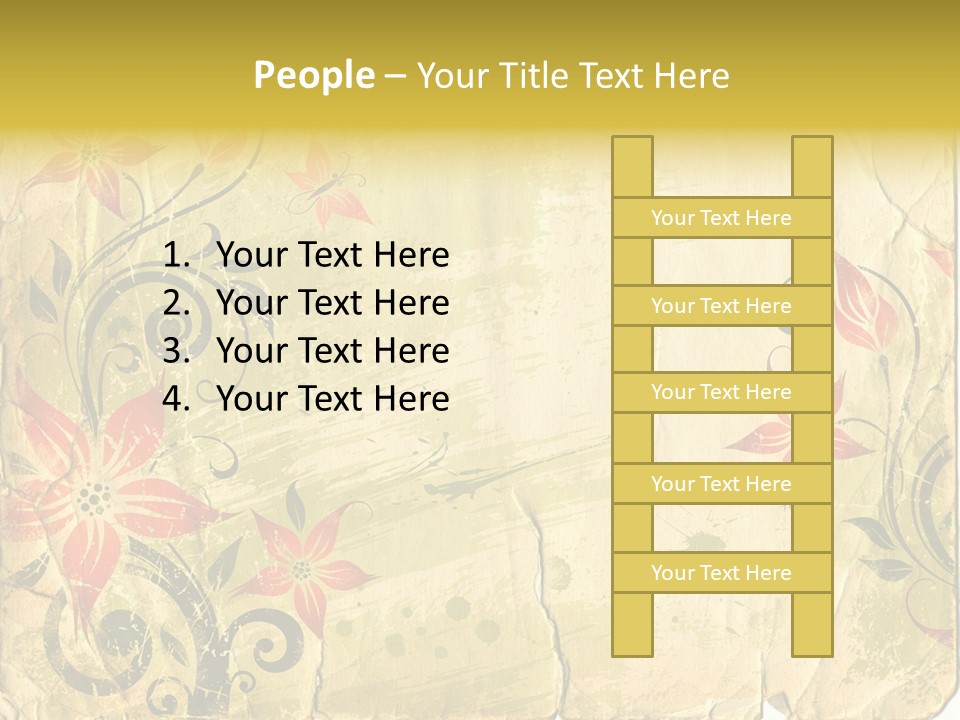 Retro Dirty Element PowerPoint Template