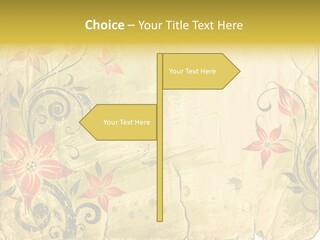Retro Dirty Element PowerPoint Template