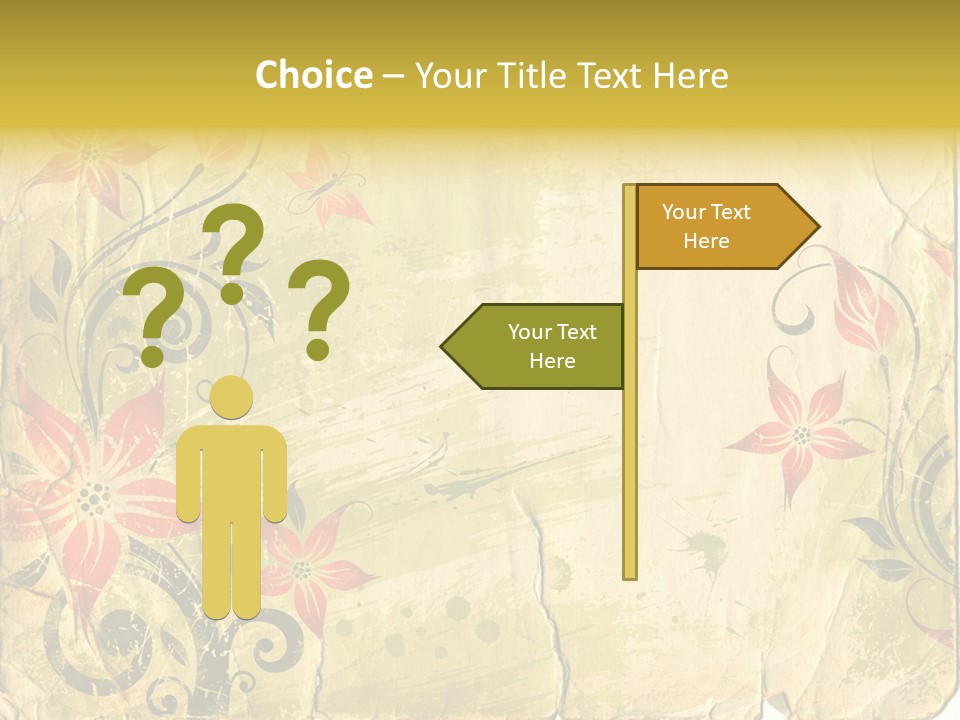 Retro Dirty Element PowerPoint Template