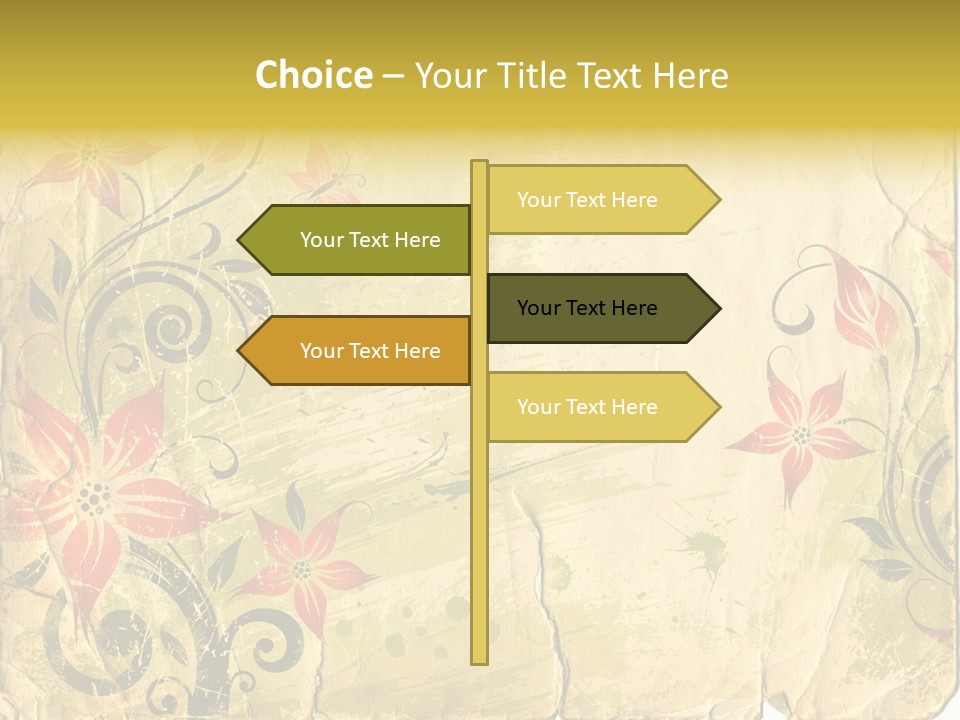Retro Dirty Element PowerPoint Template