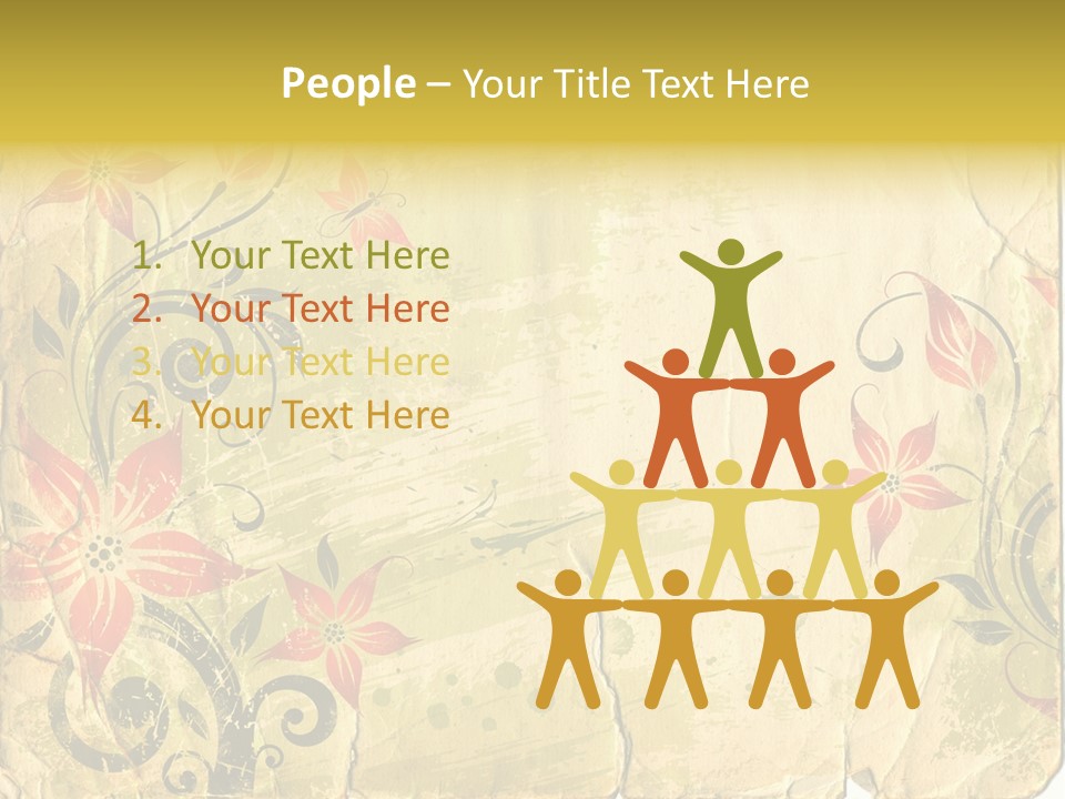 Retro Dirty Element PowerPoint Template