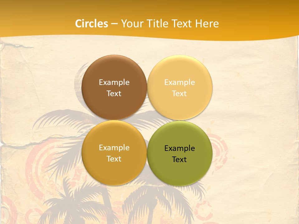 Aged Dirt Spray PowerPoint Template