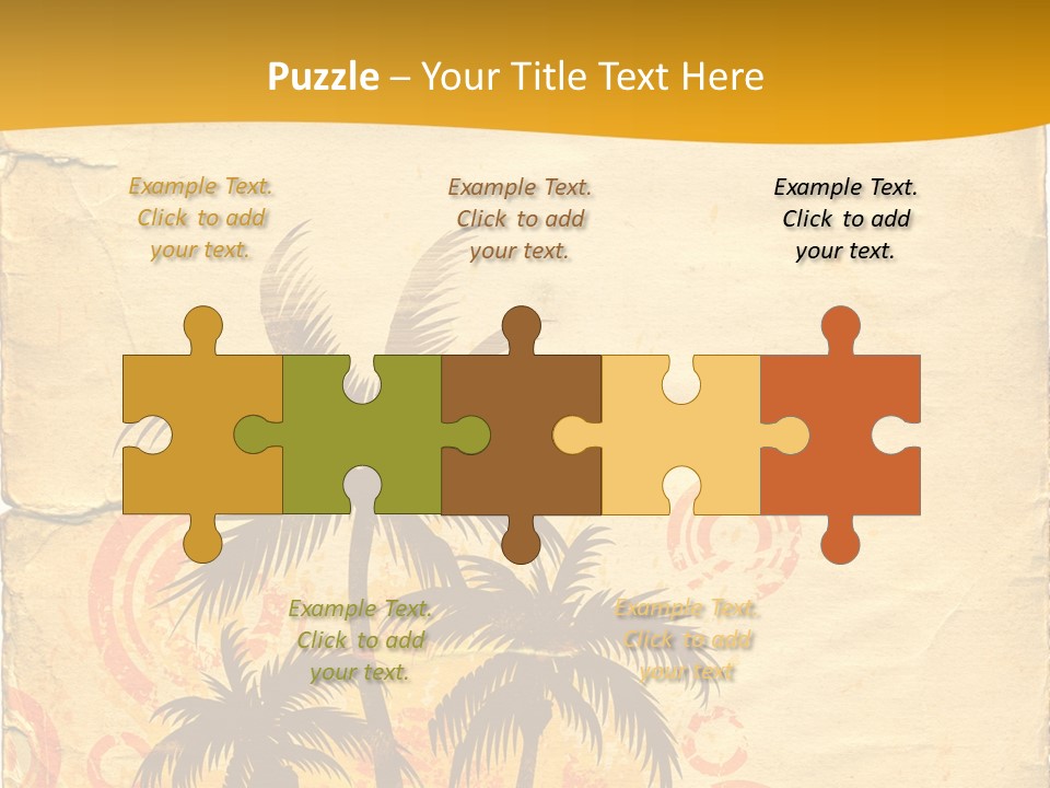 Aged Dirt Spray PowerPoint Template