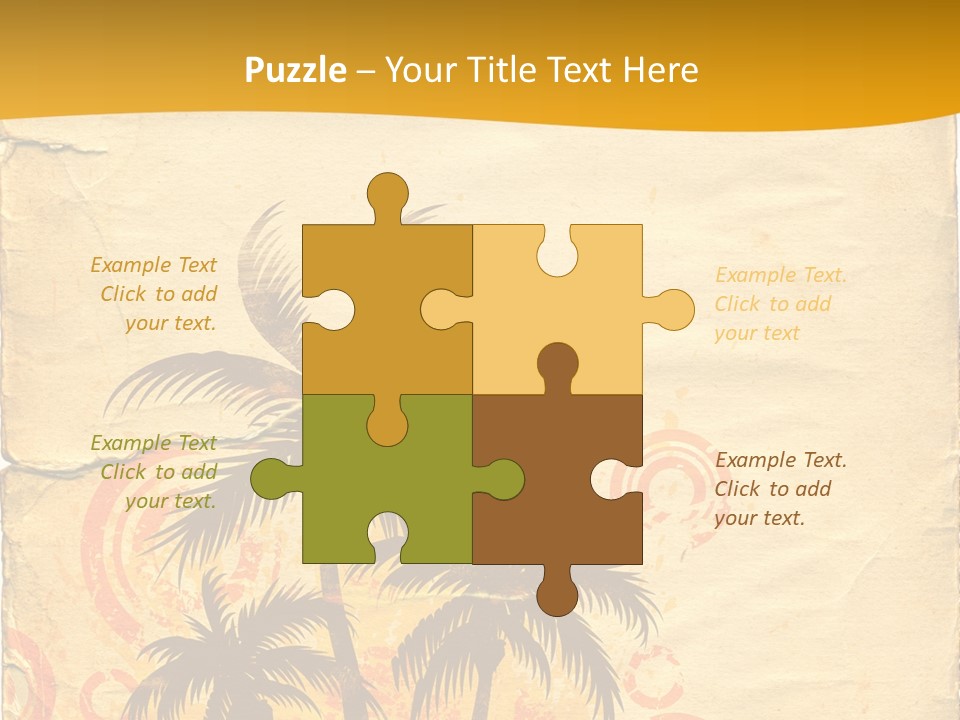 Aged Dirt Spray PowerPoint Template