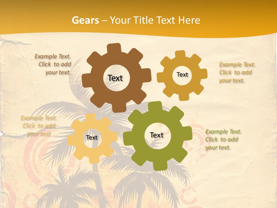 Aged Dirt Spray PowerPoint Template