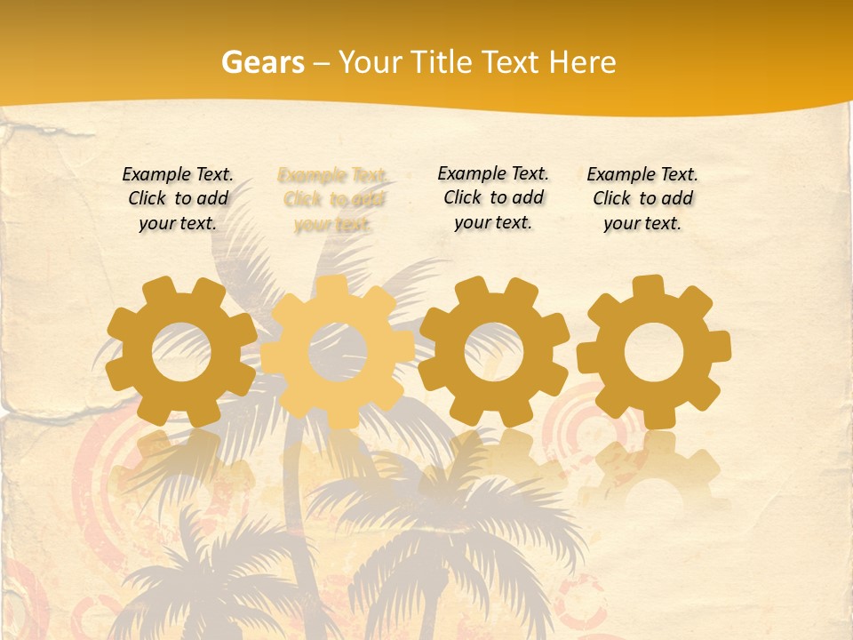 Aged Dirt Spray PowerPoint Template