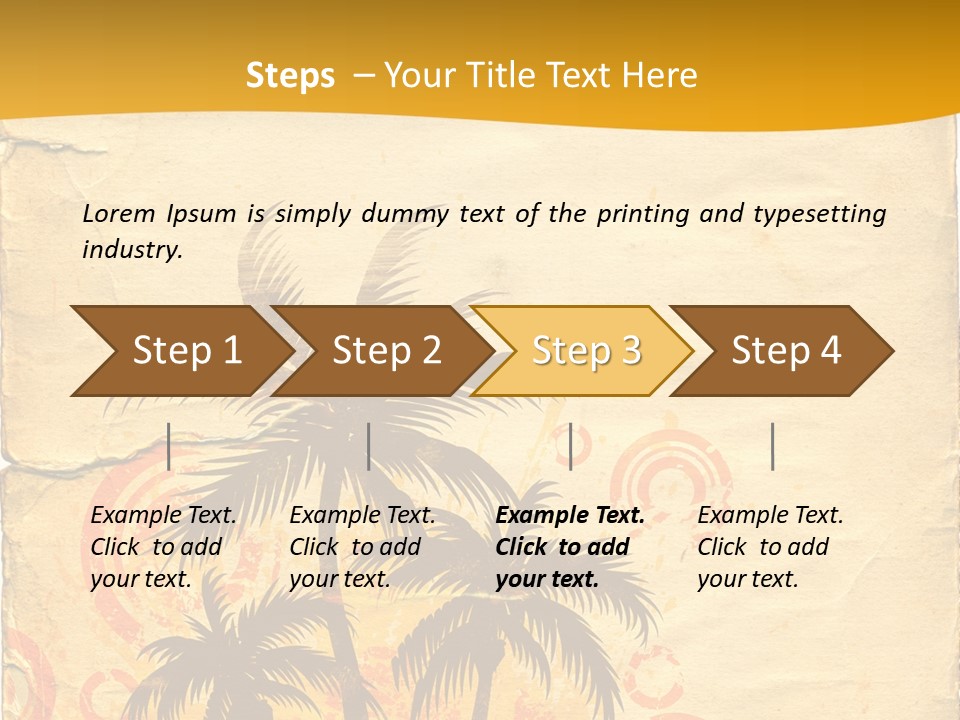 Aged Dirt Spray PowerPoint Template