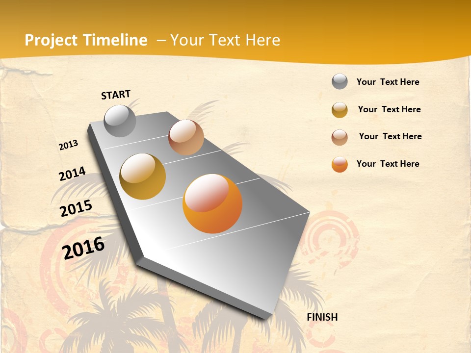 Aged Dirt Spray PowerPoint Template