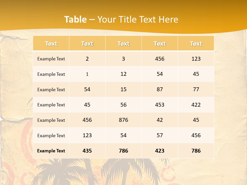 Aged Dirt Spray PowerPoint Template