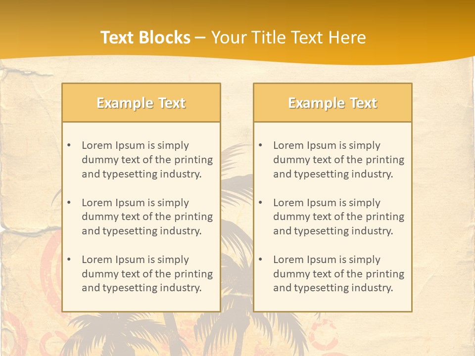 Aged Dirt Spray PowerPoint Template