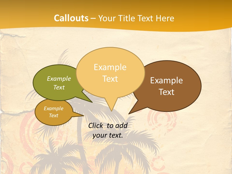 Aged Dirt Spray PowerPoint Template