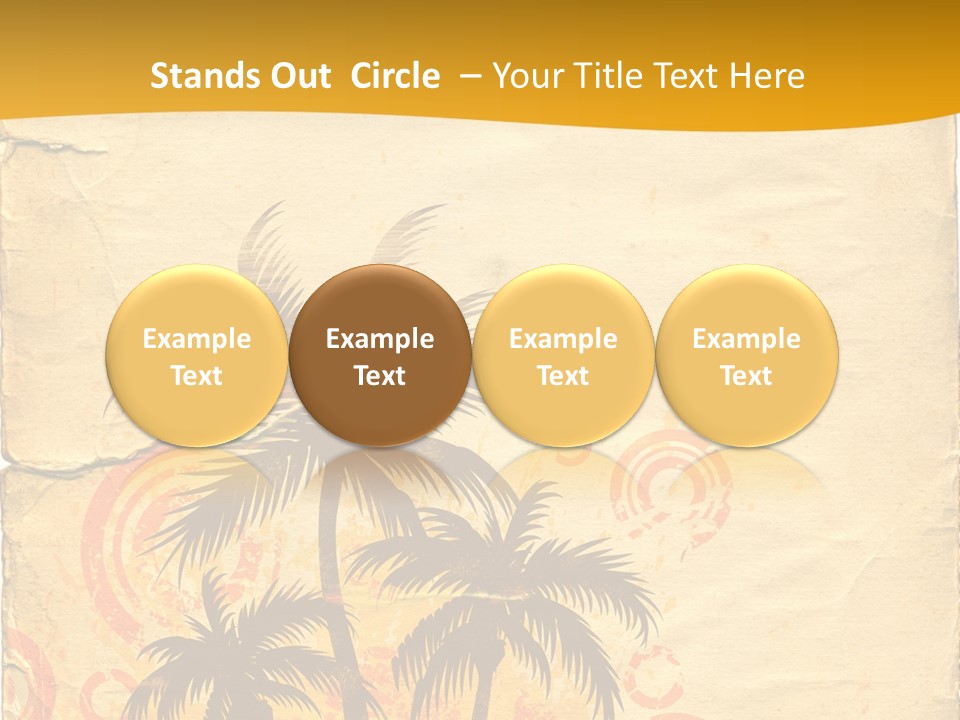 Aged Dirt Spray PowerPoint Template