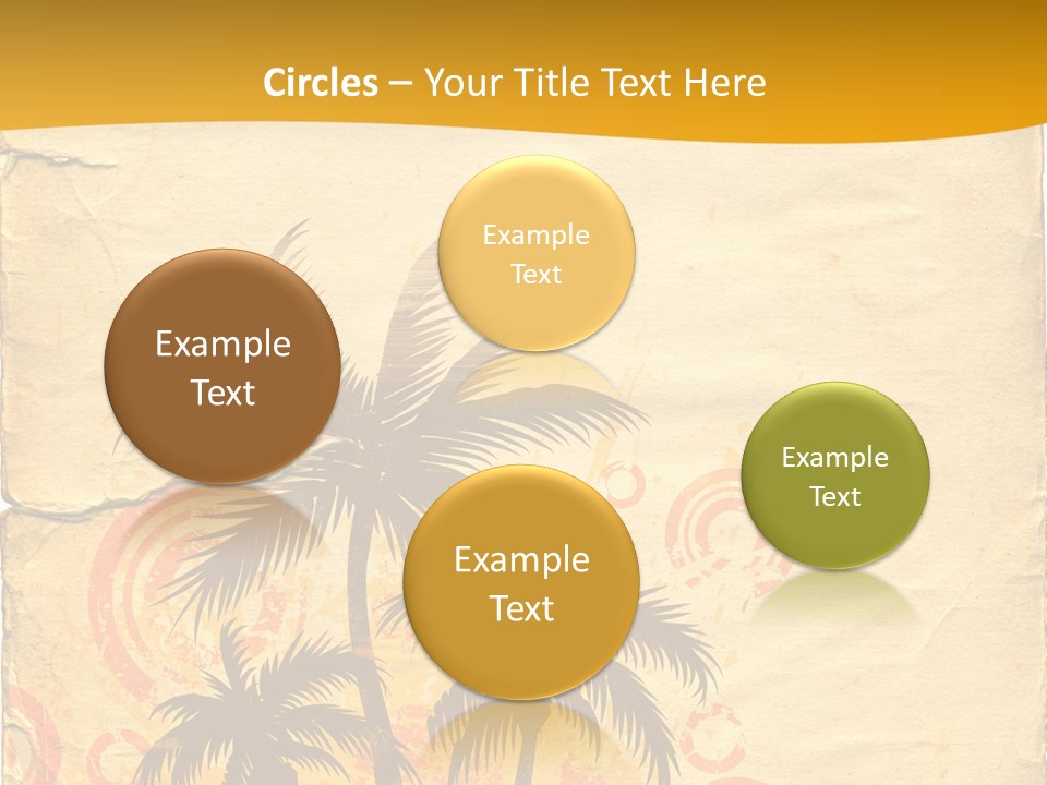 Aged Dirt Spray PowerPoint Template