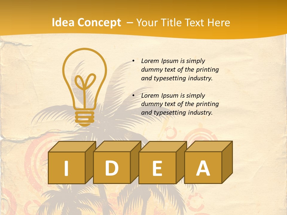 Aged Dirt Spray PowerPoint Template