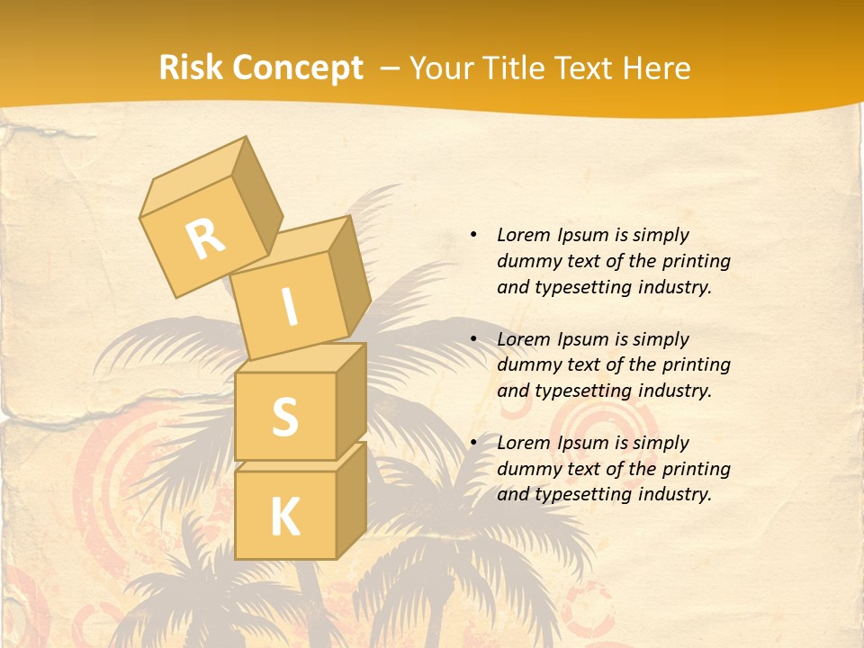 Aged Dirt Spray PowerPoint Template