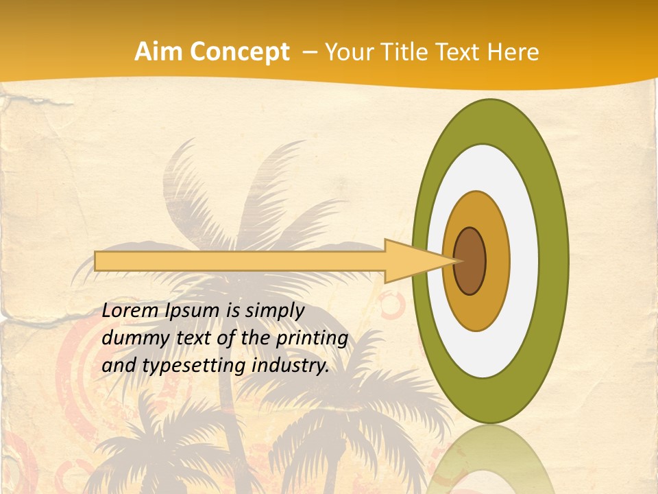 Aged Dirt Spray PowerPoint Template