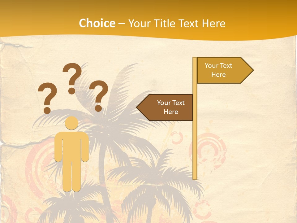 Aged Dirt Spray PowerPoint Template
