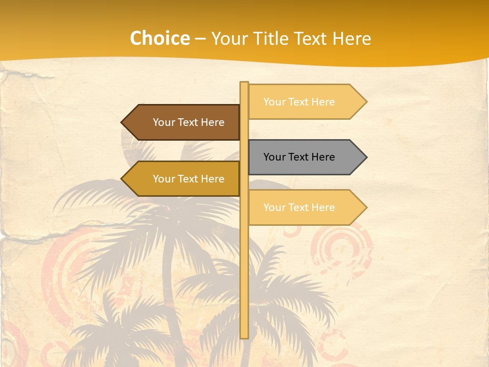Aged Dirt Spray PowerPoint Template