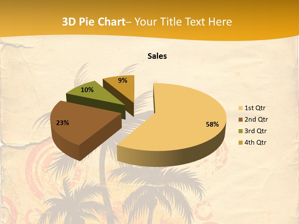 Aged Dirt Spray PowerPoint Template