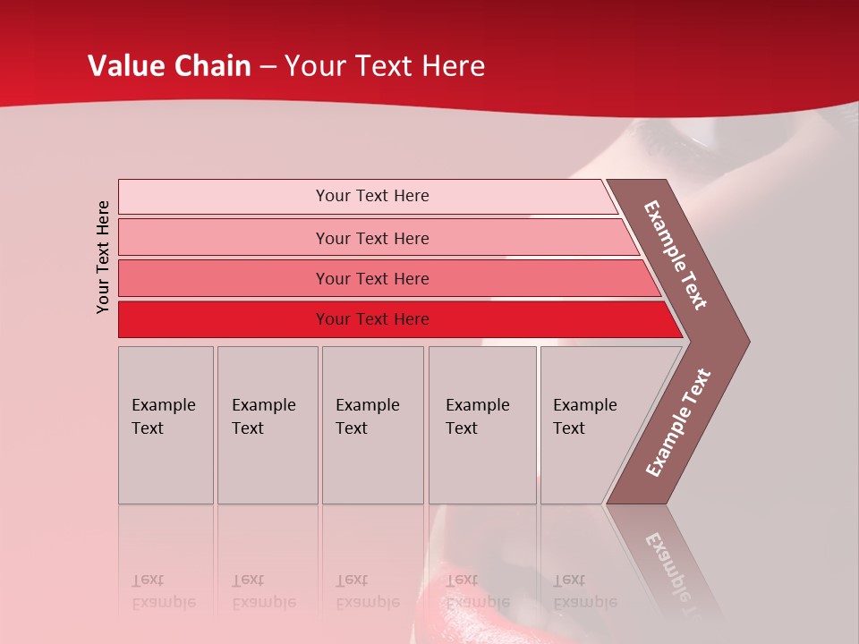 A Woman Wearing A Hat And Red Lipstick PowerPoint Template