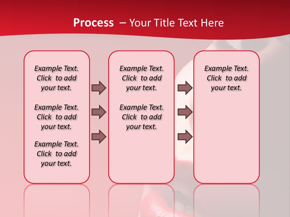 A Woman Wearing A Hat And Red Lipstick PowerPoint Template