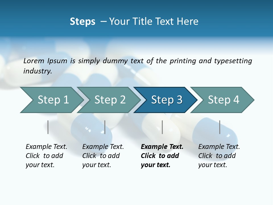 Tablets Treatment Health PowerPoint Template