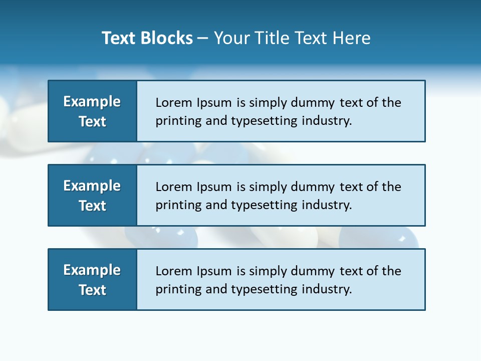 Tablets Treatment Health PowerPoint Template
