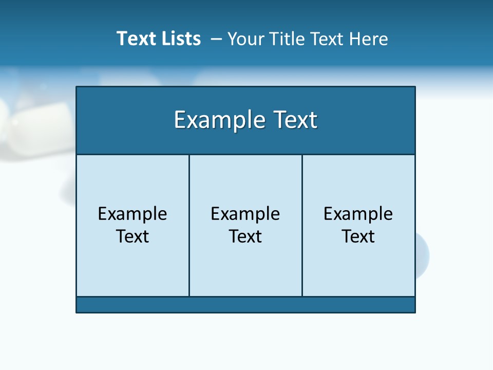Tablets Treatment Health PowerPoint Template
