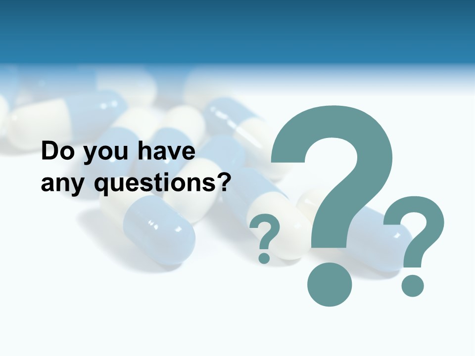 Tablets Treatment Health PowerPoint Template