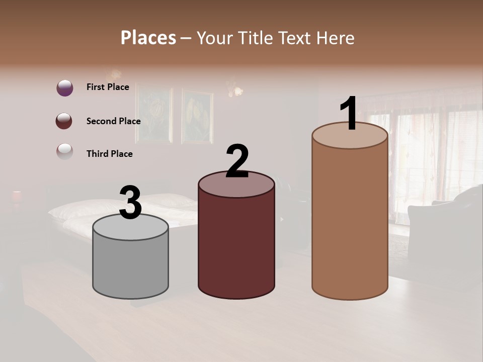 Wood Decorating Blanket PowerPoint Template