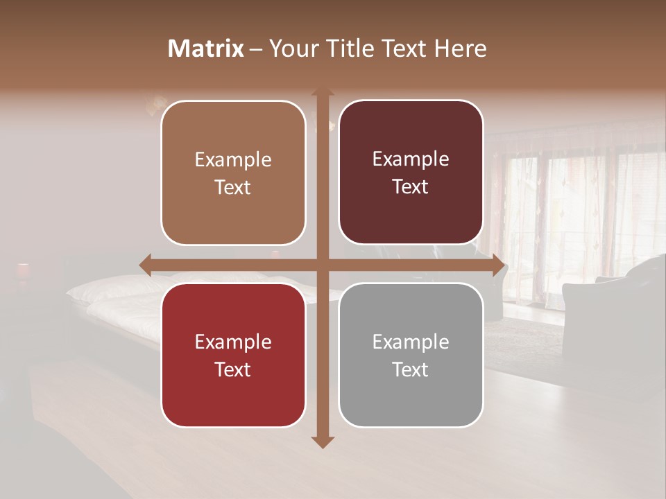 Wood Decorating Blanket PowerPoint Template