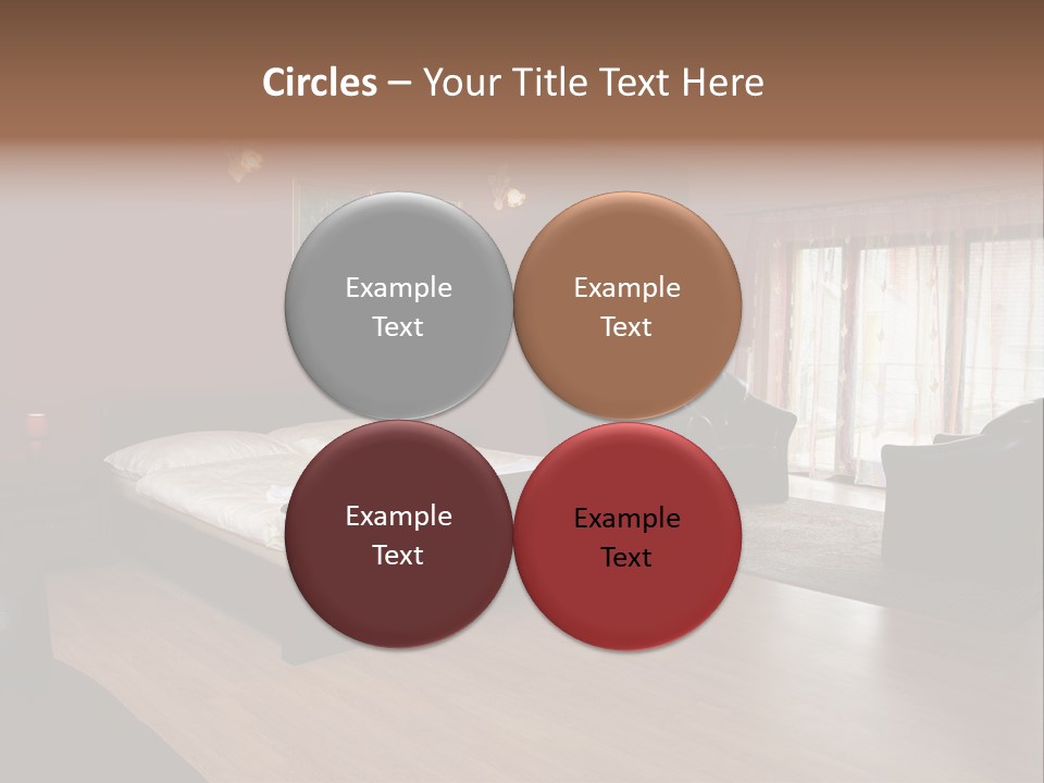 Wood Decorating Blanket PowerPoint Template