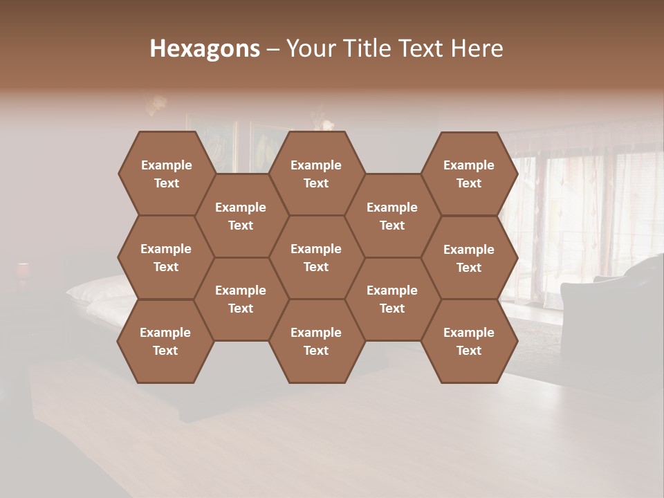 Wood Decorating Blanket PowerPoint Template