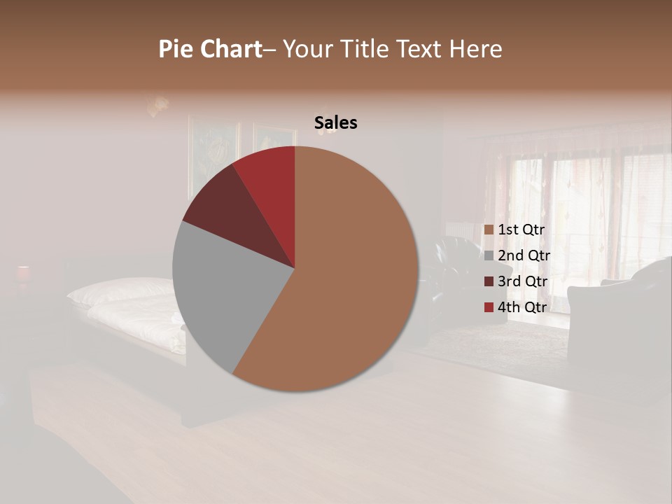 Wood Decorating Blanket PowerPoint Template