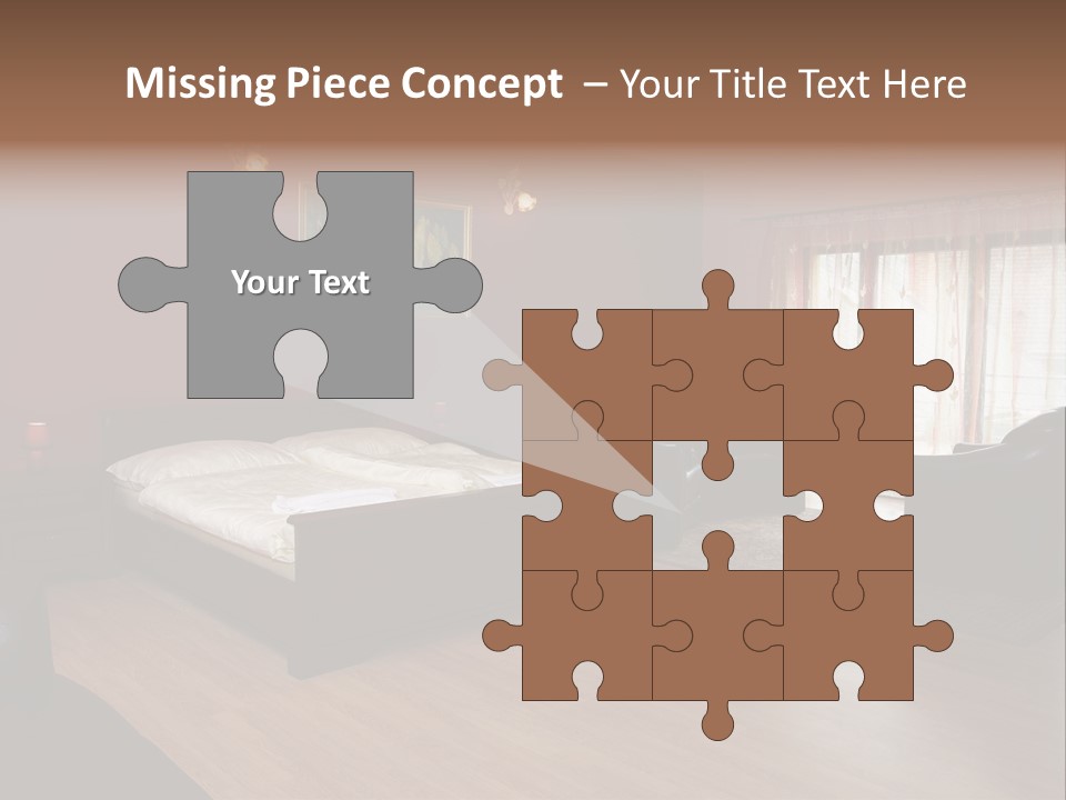 Wood Decorating Blanket PowerPoint Template