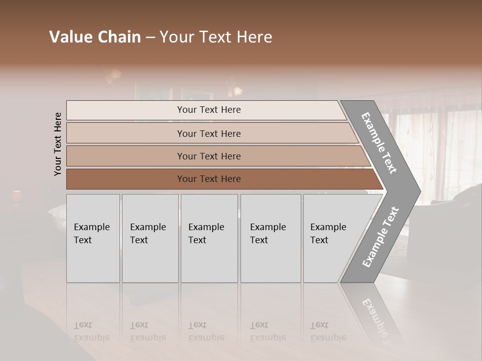 Wood Decorating Blanket PowerPoint Template