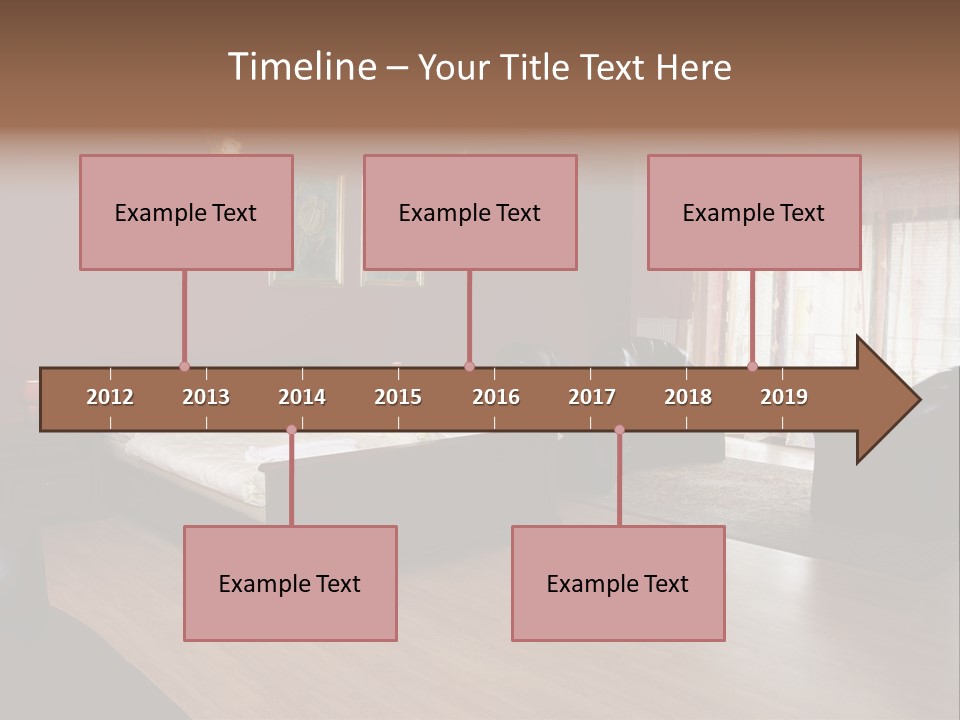 Wood Decorating Blanket PowerPoint Template