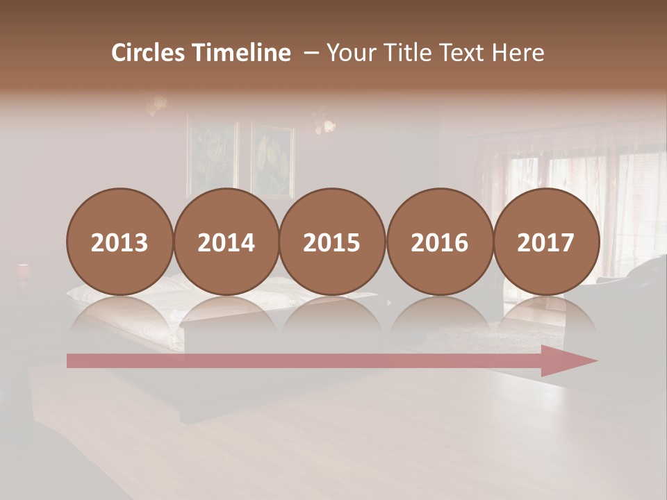 Wood Decorating Blanket PowerPoint Template
