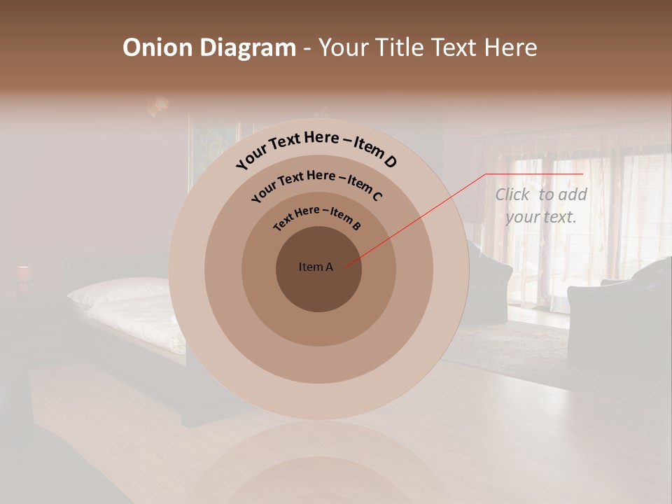 Wood Decorating Blanket PowerPoint Template