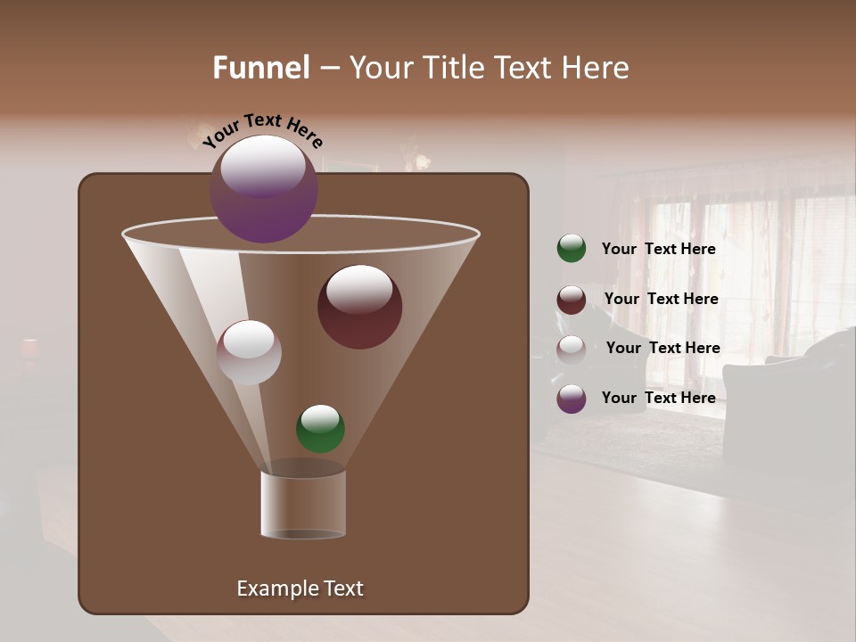 Wood Decorating Blanket PowerPoint Template