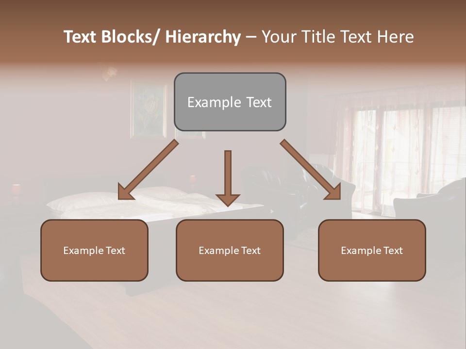 Wood Decorating Blanket PowerPoint Template