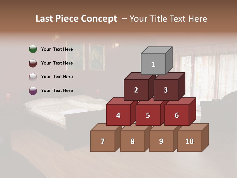 Wood Decorating Blanket PowerPoint Template