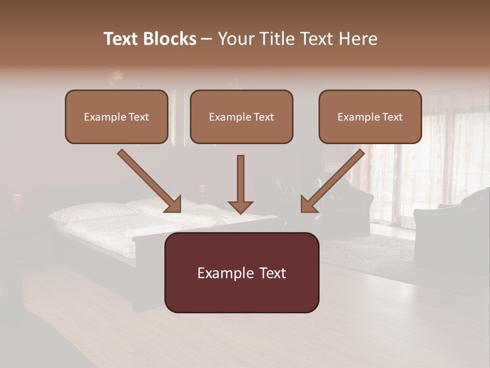 Wood Decorating Blanket PowerPoint Template