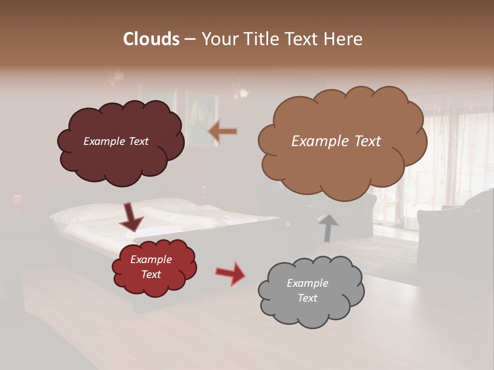 Wood Decorating Blanket PowerPoint Template