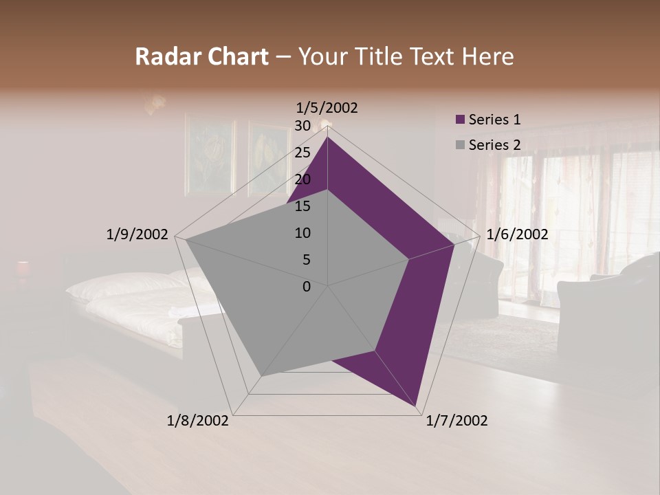 Wood Decorating Blanket PowerPoint Template